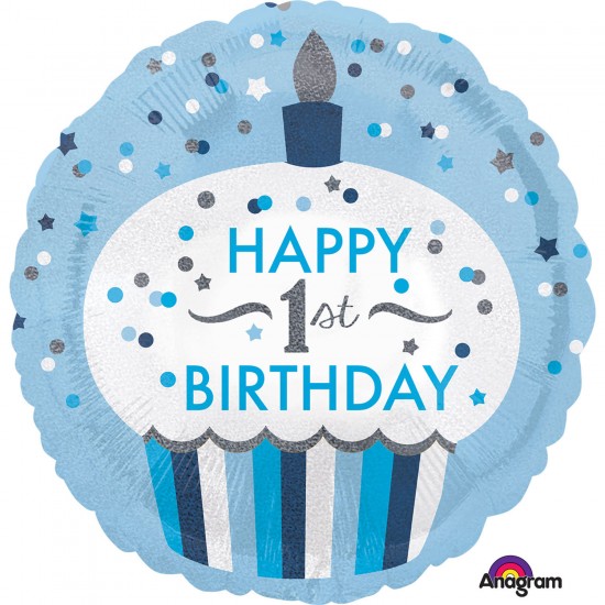 SD-C:1st Birthday Cupcake Boy