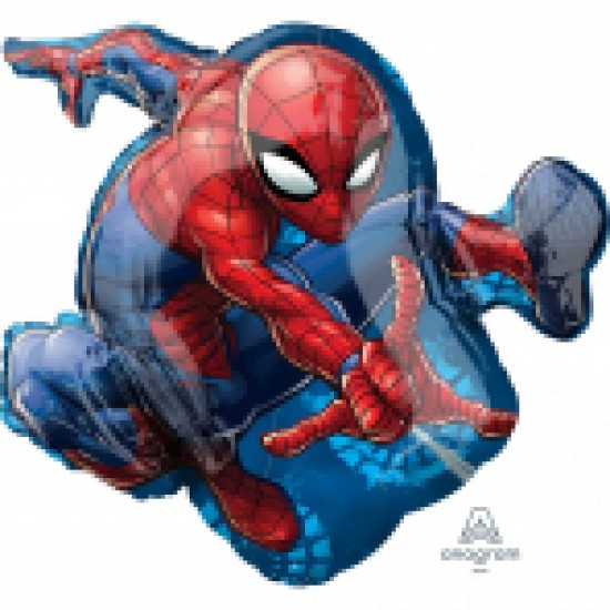 Spider-Man SuperShape Foil Balloons 17"/43cm w x 29"/73cm h P38 - 5 PC