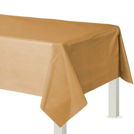TABLECOVER plas rect:gold