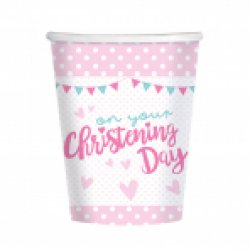 Christening Pink Cup 266ml