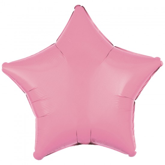 Amscan Metallic Pink Star Standard