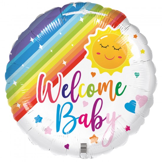 New Baby Rainbow Std Foil Balloon