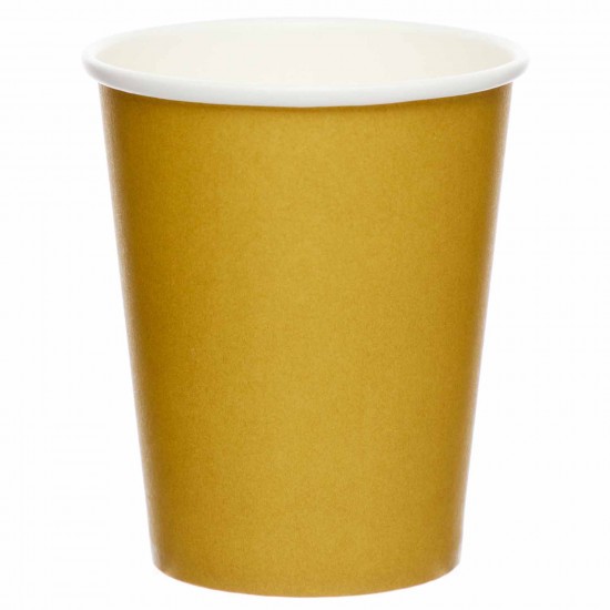 Gold Paper Cup 237ml 