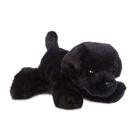 Mini Flopsies - Blackie Black Labrador 8In