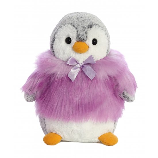 PomPom Penguin HP Purple 9In