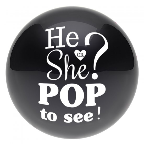 HE OR SHE POP TO SEE BALLOON