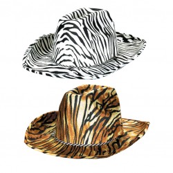 70's Disco Zebra Cowboy Hat