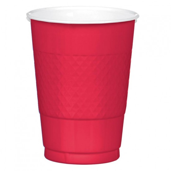 16 OZ PLST CUP 20 CT-APPLE RED