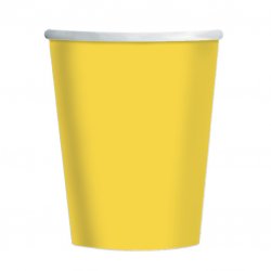 CUP 266ml s/c:yellow sunshine