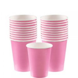 NEW PINK 266ML PAPER CUP