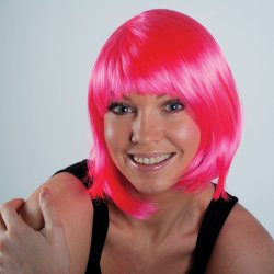 Pink Bobbed Wig