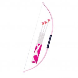 PP BOW & ARROW PINK AND WHITE