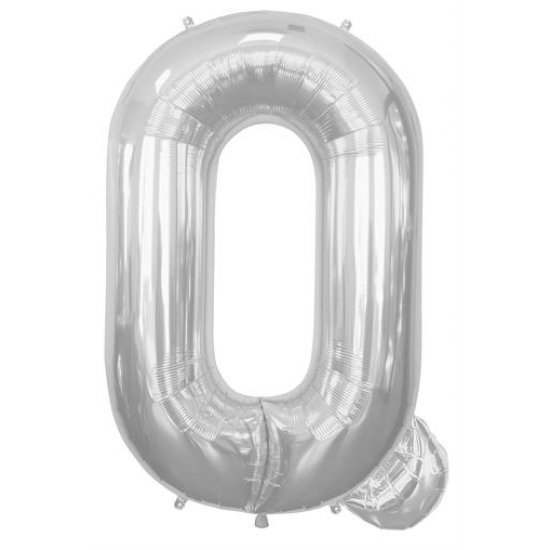 Letter Q - Silver 34 INCH