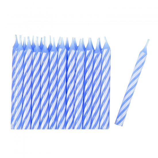 24 Candles blue/stripe